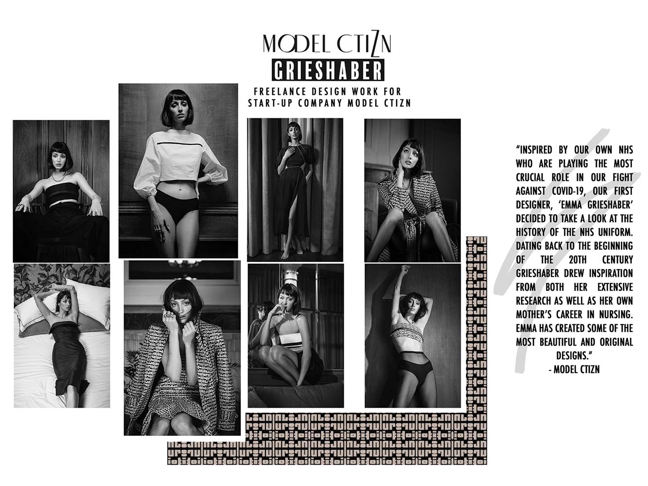Grieshaber 1 - Model Ctizn: Grieshaber, Freelance Design Work for Start-up company Model Ctizn. 