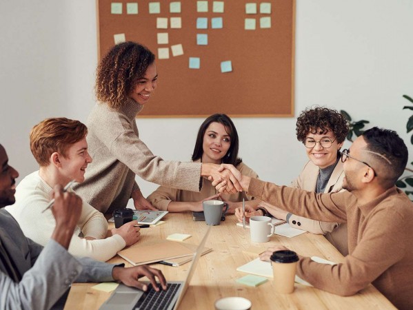 people in a meeting people in a meeting